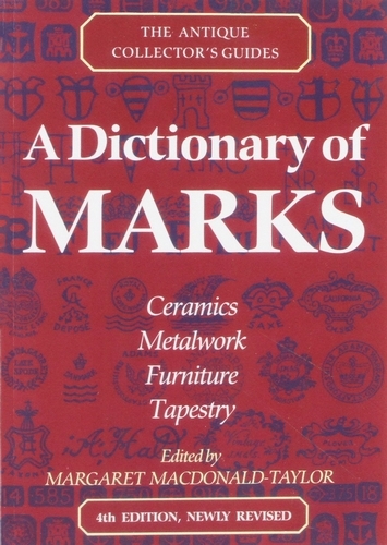 Book cover of A Dictionary Of Marks by Margaret Macdonald-Taylor, Lucilla Watson