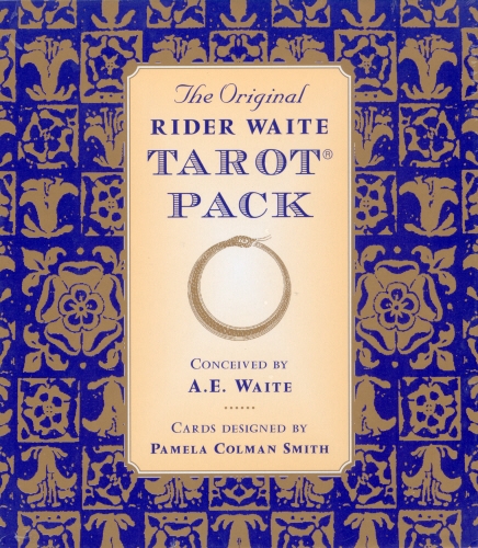 Book cover of The Original Rider Waite Tarot Pack by A.E. Waite