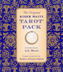 Book cover of The Original Rider Waite Tarot Pack by A.E. Waite
