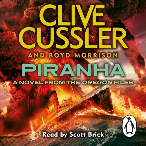 Book cover of Piranha by Clive Cussler, Boyd Morrison