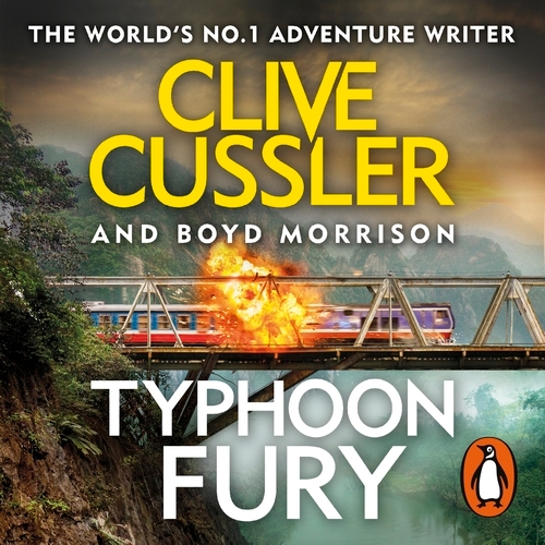 Book cover of Typhoon Fury by Clive Cussler, Boyd Morrison