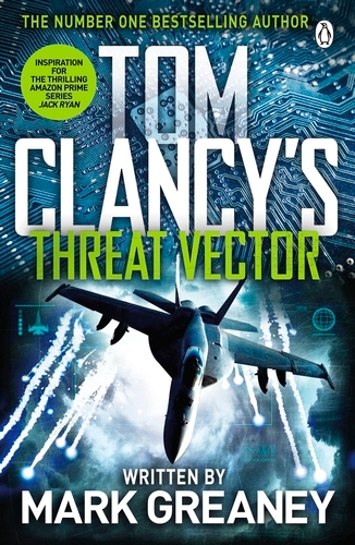 Book cover of Threat Vector by Tom Clancy, Mark Greaney