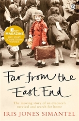 Book cover of Far from the East End by Iris Jones Simantel