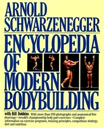 Book cover of Encyclopedia of Modern Bodybuilding by Arnold Schwarzenegger