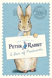 Book cover of The World of Peter Rabbit: A Box of Postcards by Beatrix Potter