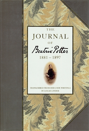Book cover of The Journal of Beatrix Potter from 1881 to 1897 by Beatrix Potter