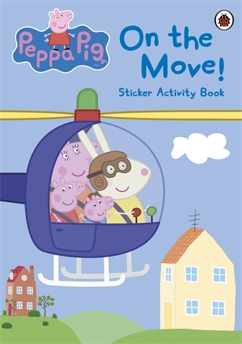 Book cover of Peppa Pig: On the Move! Sticker Activity Book by Peppa Pig