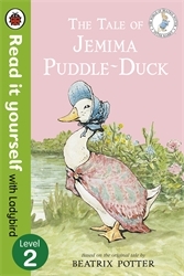 Book cover of The Tale of Jemima Puddle-Duck - Read it yourself with Ladybird by Ladybird, Beatrix Potter