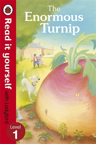 Book cover of The Enormous Turnip: Read it yourself with Ladybird by Ladybird