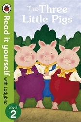 Book cover of The Three Little Pigs -Read it yourself with Ladybird by Ladybird