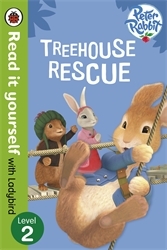 Book cover of Peter Rabbit: Treehouse Rescue - Read it yourself with Ladybird by Ladybird, Beatrix Potter