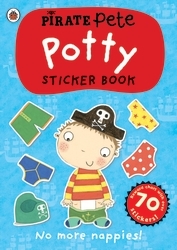 Book cover of Pirate Pete's Potty sticker activity book