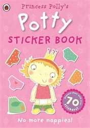 Book cover of Princess Polly's Potty sticker activity book by Ladybird