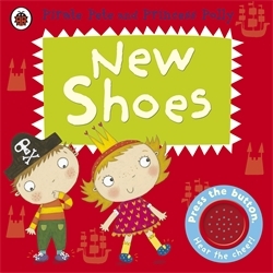 Book cover of New Shoes: A Pirate Pete and Princess Polly book by Amanda Li