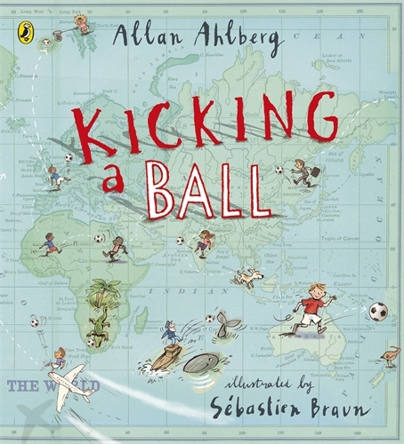 Book cover of Kicking a Ball by Allan Ahlberg