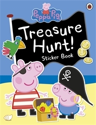 Book cover of Peppa Pig: Treasure Hunt! Sticker Book by Peppa Pig