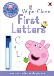 Book cover of Peppa Pig: Practise with Peppa: Wipe-Clean First Letters by Peppa Pig
