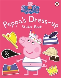 Book cover of Peppa Pig: Peppa Dress-Up Sticker Book by Peppa Pig