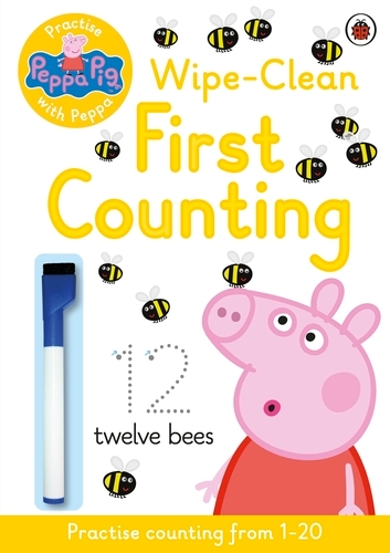 Book cover of Peppa Pig: Practise with Peppa: Wipe-Clean First Counting by Peppa Pig
