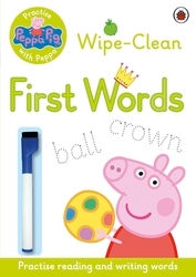 Book cover of Peppa Pig: Practise with Peppa: Wipe-Clean First Words by Peppa Pig