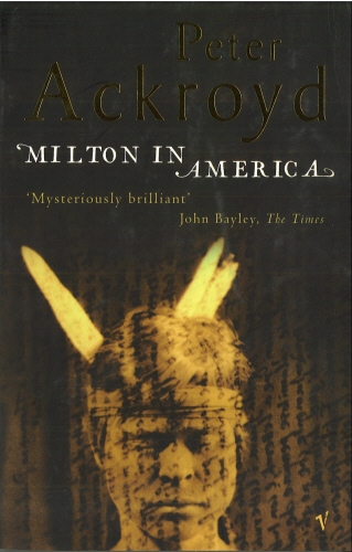 Book cover of Milton in America by Peter Ackroyd