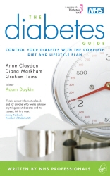 Book cover of The Diabetes Guide by Dr Adam Daykin, Anne Claydon, Diana Markham, Graham Toms