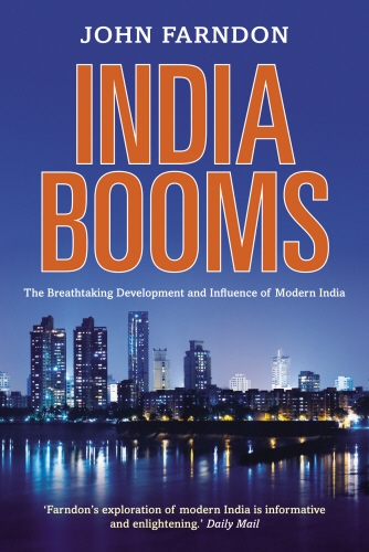 Book cover of India Booms by John Farndon