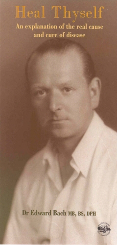 Book cover of Heal Thyself by Edward Bach