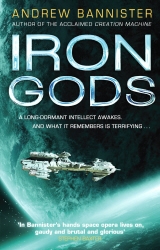 Book cover of Iron Gods by Andrew Bannister