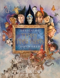 Book cover of Designing Terry Pratchett’s Discworld by Paul Kidby