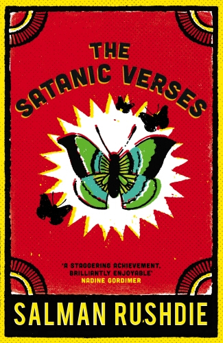 Book cover of The Satanic Verses by Salman Rushdie