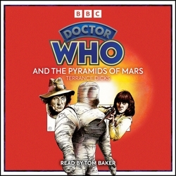 Book cover of Doctor Who And The Pyramids Of Mars by Terrance Dicks