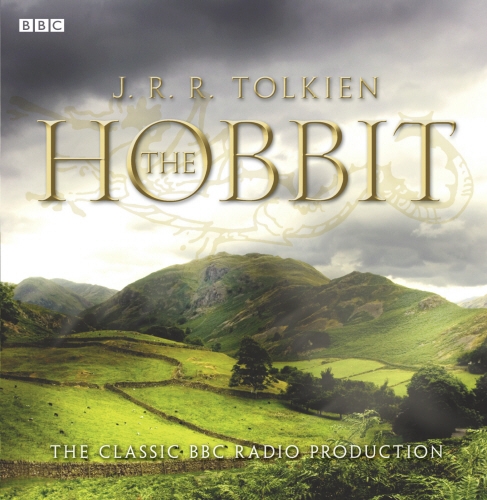 Book cover of The Hobbit by J.R.R. Tolkien