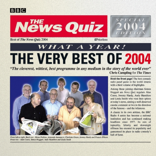 Book cover of The News Quiz: The Very Best Of 2004 by BBC
