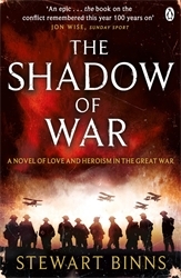 Book cover of The Shadow of War by Stewart Binns