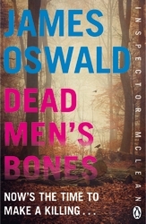 Book cover of Dead Men's Bones by James Oswald