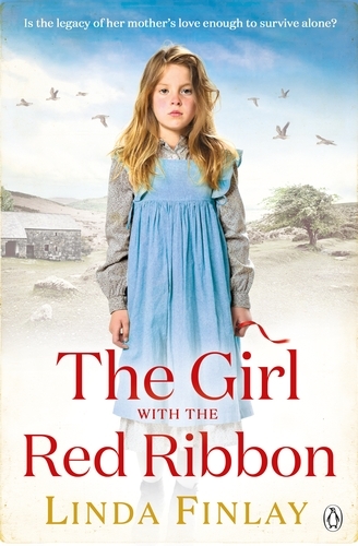 Book cover of The Girl with the Red Ribbon by Linda Finlay