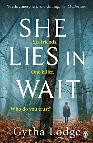 Book cover of She Lies in Wait by Gytha Lodge
