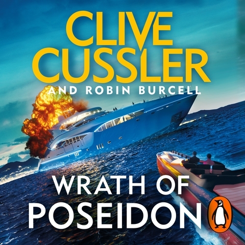 Book cover of Wrath of Poseidon by Clive Cussler, Robin Burcell