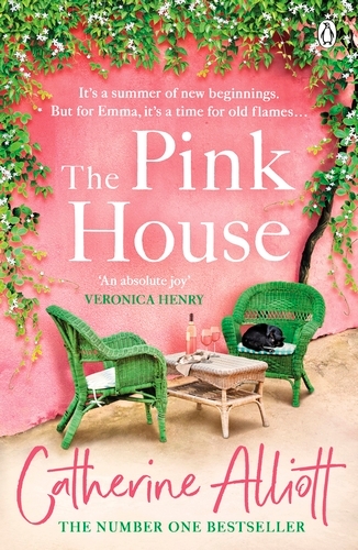 Book cover of The Pink House by Catherine Alliott