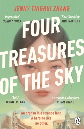 Book cover of Four Treasures of the Sky by Jenny Tinghui Zhang