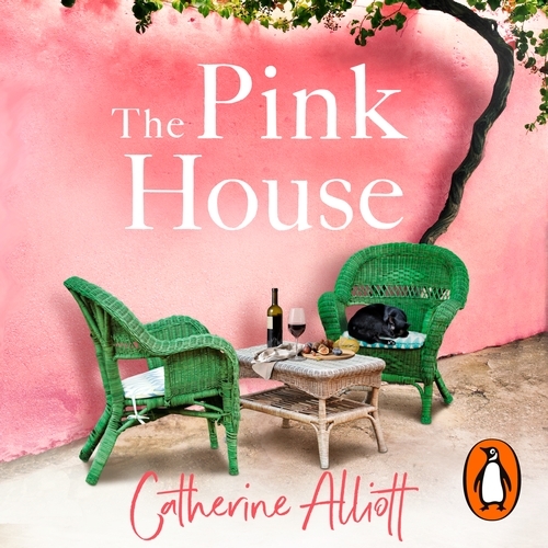 Book cover of The Pink House by Catherine Alliott