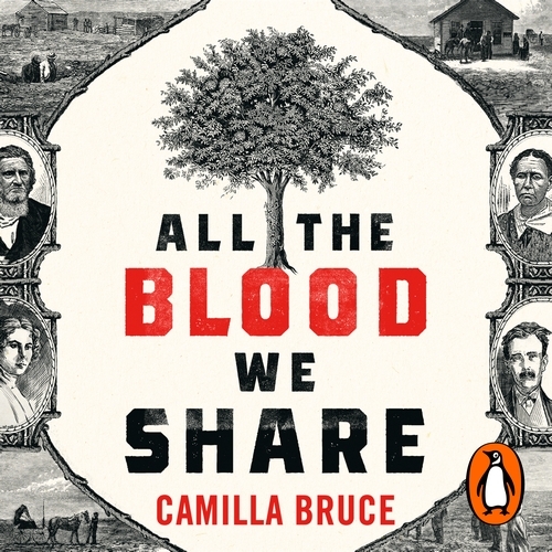 Book cover of All The Blood We Share by Camilla Bruce