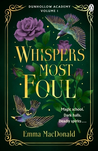 Book cover of Whispers Most Foul by Emma MacDonald