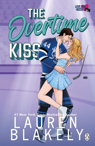 Book cover of The Overtime Kiss by Lauren Blakely
