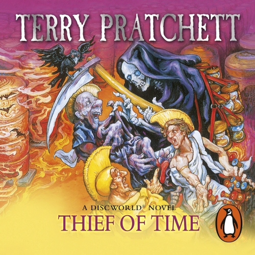 Book cover of Thief Of Time by Terry Pratchett