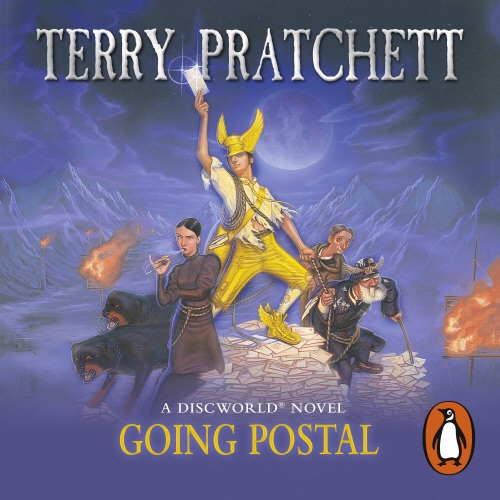 Book cover of Going Postal by Terry Pratchett