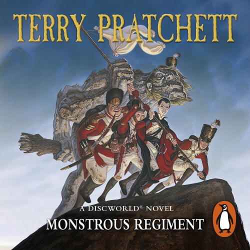 Book cover of Monstrous Regiment by Terry Pratchett