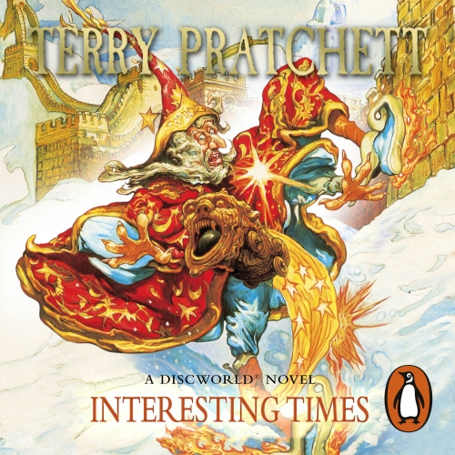 Book cover of Interesting Times by Terry Pratchett