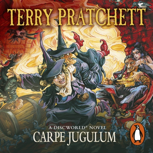 Book cover of Carpe Jugulum by Terry Pratchett